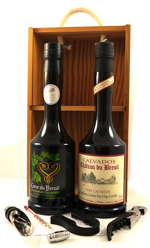 Chateau du Breuil  Calvados Twin Pack (2 X 35cl) (Original box)