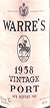 1958 Warre's Vintage Port 1958
