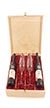 1945 Taylor Fladgate 80 years of Port (2 X 35cl) with two Taylors Port glasses. 