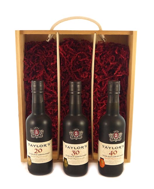 1935 Taylor Fladgate 90 years of Port (3 X 35cl). 