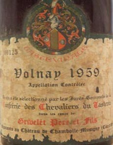 1960 Chateauneuf du Pape 1960  (Red wine)