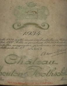 1953 - 2009 Chateau Mouton Rothschild Vertical 1953 - 2009 (Red wine)